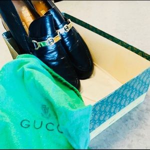 Gucci Men Loafers Navy